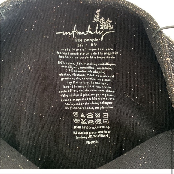 NWOT FP Seamless Skinny Strap Sparkle Brami - Picture 5 of 6